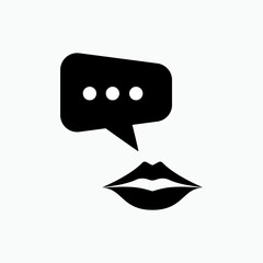Comment Icon. Opinion Symbol  - Vector.