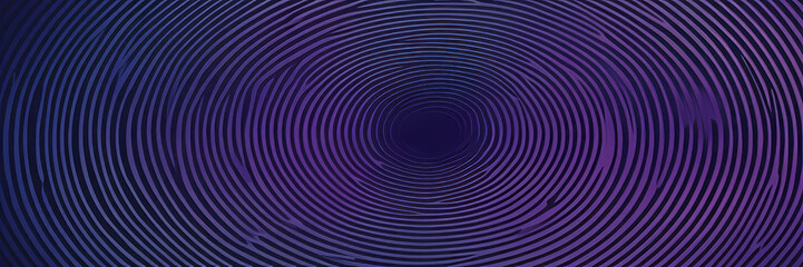 Concentric Shapes in Navy and Dark violet