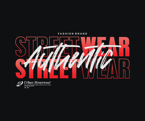  Aesthetic illustration of Streetwear t shirt design, vector graphic, typographic poster or tshirts street wear and Urban style
