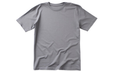 Slate Gray Shirt isolated on transparent Background