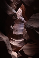 Antelope Canyon Arizona Dark Area