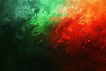 abstract background with green, red, orange and yellow colors.