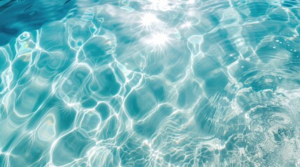 Obraz premium Immerse in the tranquil beauty of a panoramic sea water banner background. Ai Generated.