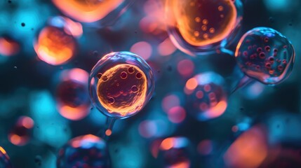 Probe macroscopic details, uncovering the intricate world shaping scientific medical perspectives, Ai Generated.