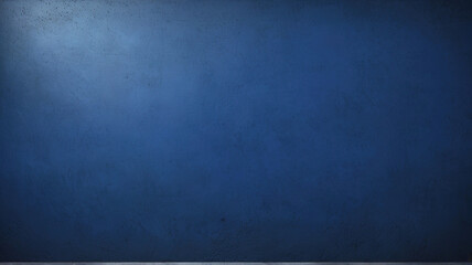 Blue concrete wall texture background with copy space for text or image.