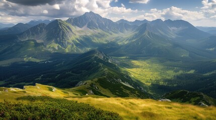 Panorama of Mountains