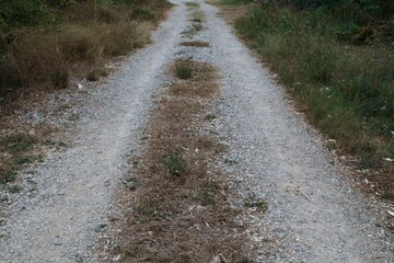 road in the countryside