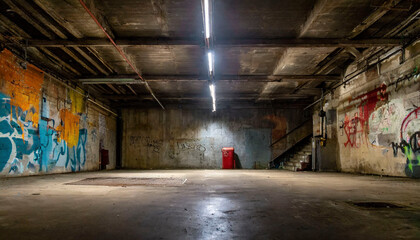 Obraz premium old garage