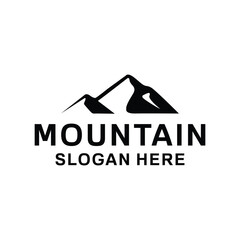 Mountain for Outdoor Travel adventure Vintage logo design