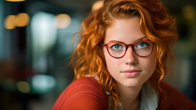 Lila, a physically disabled woman in her 30s, strives for intersectional feminism. Her vibrant red hair and the glasses that frame her inquisitive eyes speak volumes about her fiery, determined