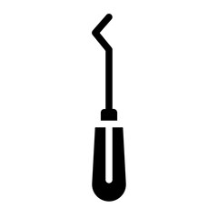 dental probe Solid icon
