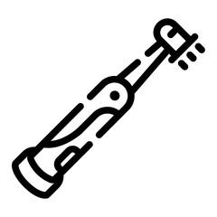 electric toothbrush Line Icon