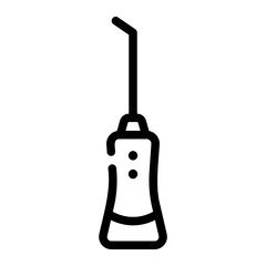dental irrigator Line Icon