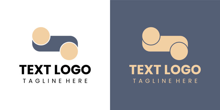 ambigram logo design with vintage motive