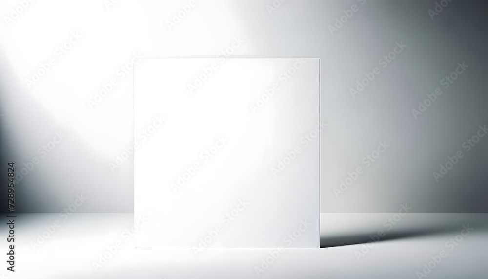 Poster a simple, clean, white background, providing a minimalist aesthetic that is versatile for various ap