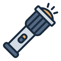 Flashlight torch icon