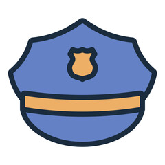 Police Hat Headware Icon