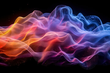 Obraz premium Wallpaper Illustration Colorful Lines Abstract