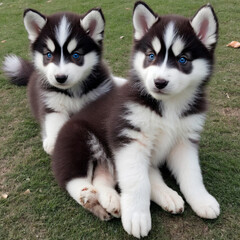 Obraz premium Husky siberiano 4