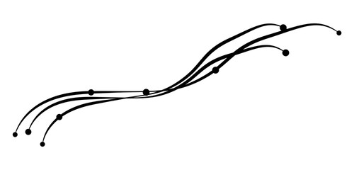 illustration of a sketch of a brush