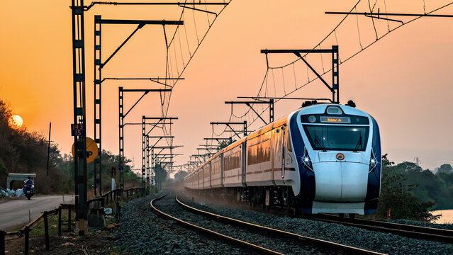 India's first indigenous development semi high speed Vande Bhara