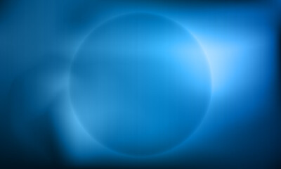 Abstract blue gradient background with smooth light circle line. neon smooth blue.