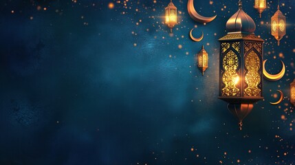 ramadan backgrounds islamic with old lantern lamps 