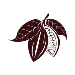 cacao logo design vector,editable eps 10