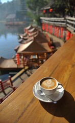 coffee cup on table