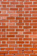 red brick wall as background