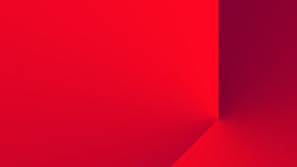 Simple Vibrant Red Gradient Background. Copy Space Area. Minimalist Abstract Gradient Wallpaper. 4th Variant