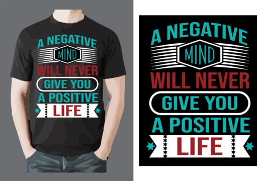 Motivational T shirt design vector .