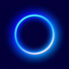 Neon rectangle frame. glowing outline shapes . Vector abstract background Illustration.