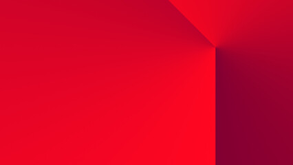 Simple Vibrant Red Gradient Background. Copy Space Area. Minimalist Abstract Gradient Wallpaper. 3rd Variant