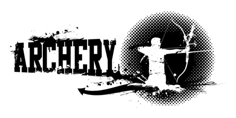 Archery Banner Vector Illustration