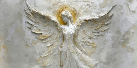 angel on the wall