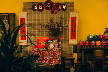 decor in a restaurant