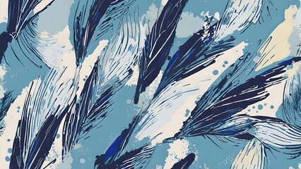 Abstract feathers pattern texture background