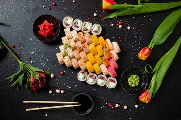 Poster sushi for Woman's Day © Maksim Shebeko