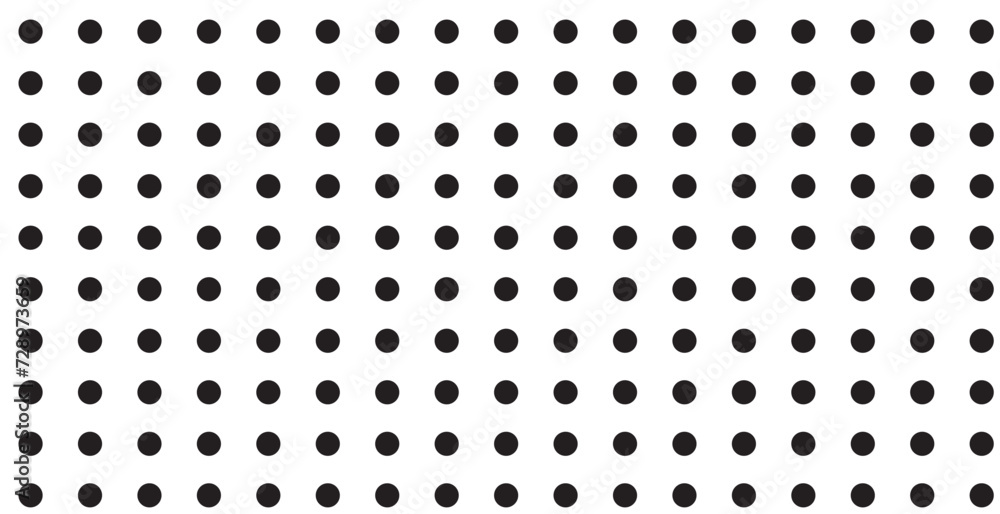 Poster dotted graph paper with grid.polka dot pattern, geometric seamless texture for calligraphy drawing o