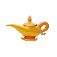 arabian kettle 3d icon. Ramadan Kareem Concept