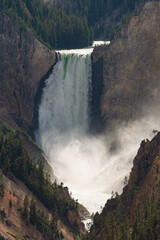 waterfall in Yellowstone