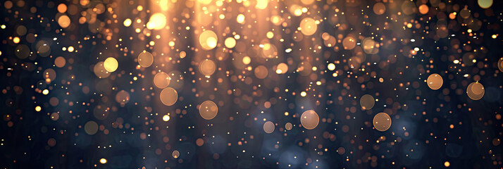  a blue yellow red green gold background with stars. Suitable for celestial, festive, or glamorous design , holiday-themed graphics.glitter lights. de focused. banner.bokeh blur circle
