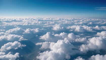Clouds and blue sky landscape background