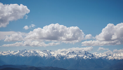 Clouds and blue sky landscape background
