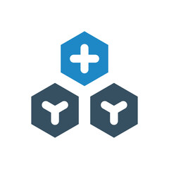 new block icon vector illustration