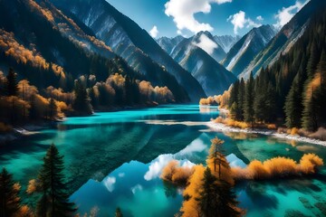 lake in the mountains