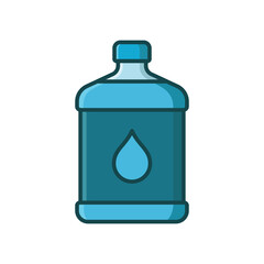 water gallon icon vector design template simple and clean