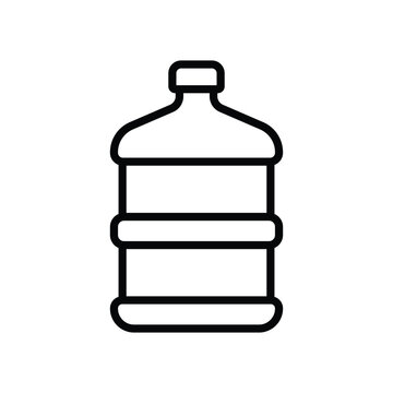 water gallon icon vector design template simple and clean