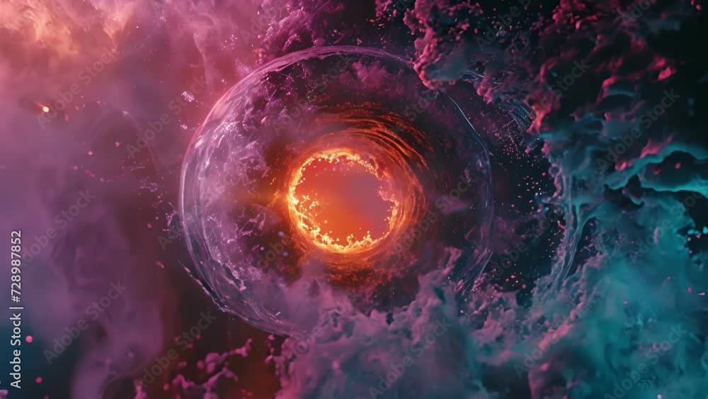 Aufkleber a fusion of abstract and traditional this drum and b track boasts a unique blend of chaotic electron